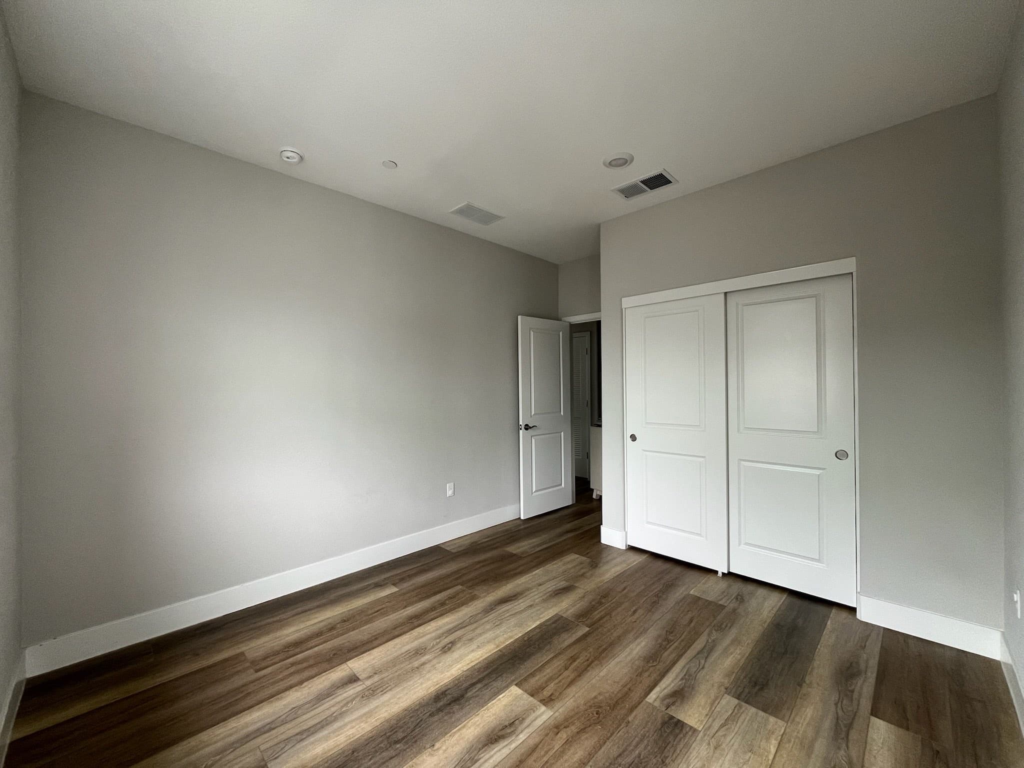 Bedroom with closet